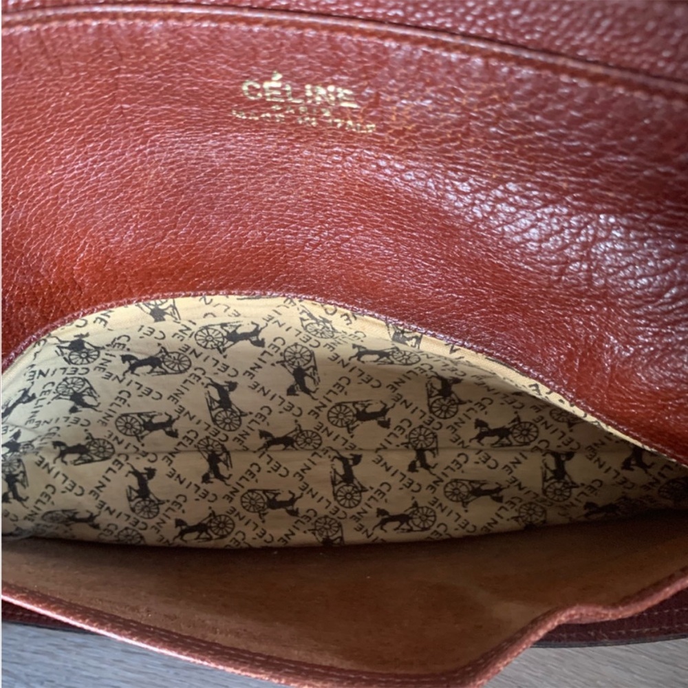 Rare Vintage Celine Tan Leather Men's or Woman’s Messenger Bag - Picture 2 of 3